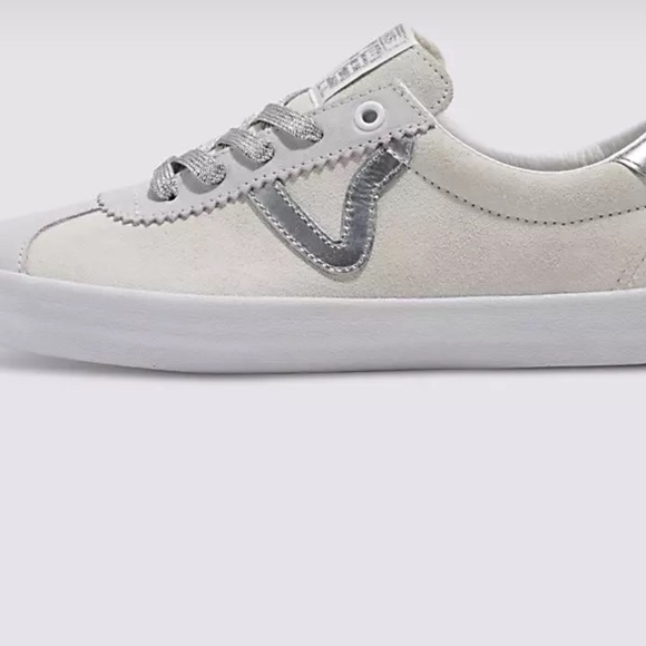Vans-UO-Sport Low Sneakers-Color: High Shine Gray/Blanc De Blanc-Size 7-New - Picture 3 of 5
